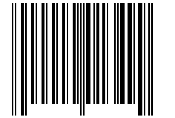 Number 13499 Barcode
