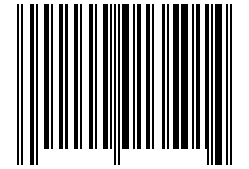 Number 13501 Barcode