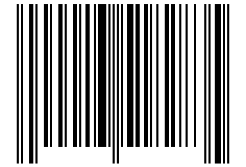 Number 13518283 Barcode