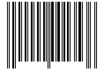 Number 1353 Barcode