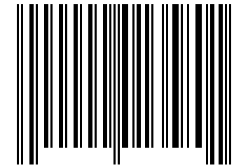 Number 13580 Barcode