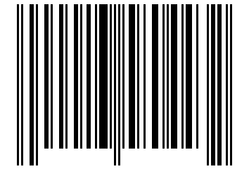 Number 13580443 Barcode