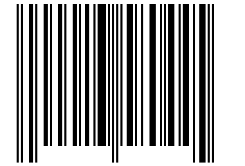 Number 13580445 Barcode