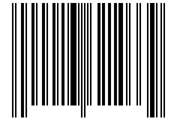 Number 13621033 Barcode