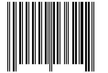 Number 136242 Barcode