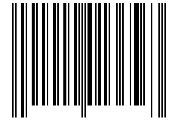 Number 13656 Barcode