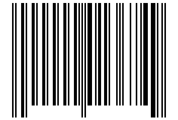 Number 13674 Barcode