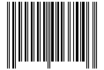 Number 13700 Barcode