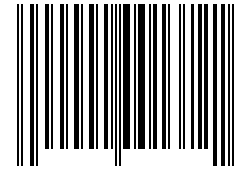 Number 1372 Barcode