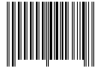 Number 1375 Barcode