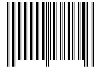 Number 138035 Barcode