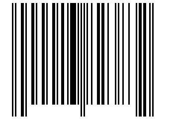 Number 13823832 Barcode