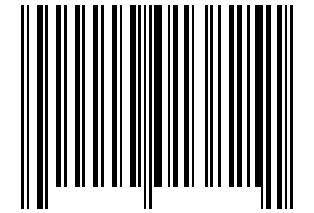 Number 13825 Barcode