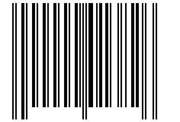 Number 13826 Barcode