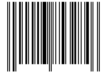 Number 13853284 Barcode