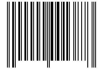 Number 1387 Barcode
