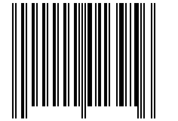Number 13956 Barcode