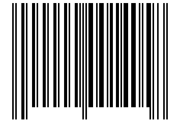 Number 1405 Barcode