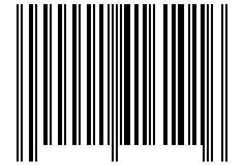 Number 1416101 Barcode