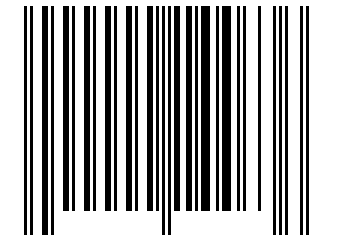 Number 144636 Barcode
