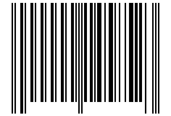 Number 145852 Barcode