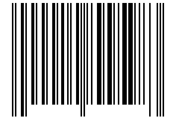 Number 14899598 Barcode