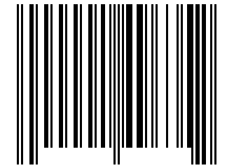 Number 1496352 Barcode