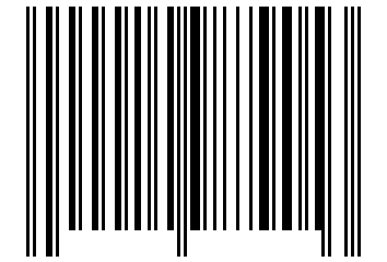 Number 14987905 Barcode
