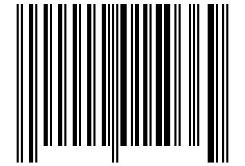 Number 15036 Barcode