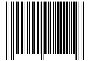 Number 15105 Barcode
