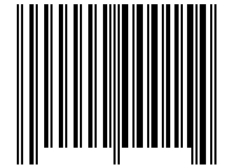 Number 154 Barcode