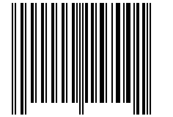 Number 157001 Barcode