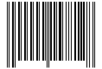 Number 157812 Barcode