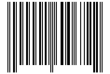 Number 1600672 Barcode