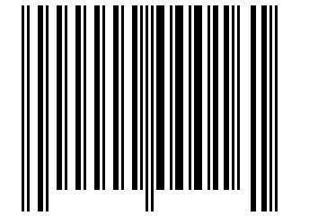 Number 161 Barcode