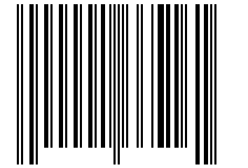 Number 1665161 Barcode