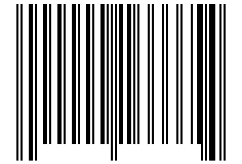 Number 166665 Barcode