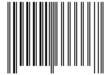 Number 1666666 Barcode