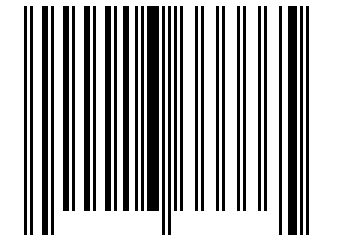 Number 16666665 Barcode