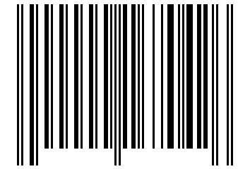 Number 167042 Barcode