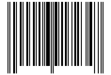 Number 16917234 Barcode