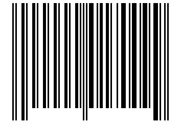 Number 17009 Barcode