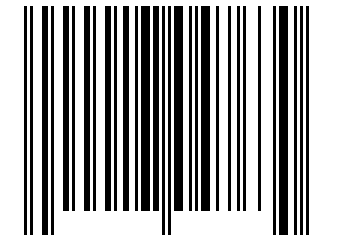 Number 17047630 Barcode
