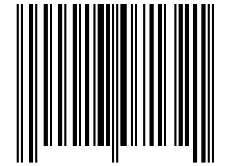 Number 17071321 Barcode