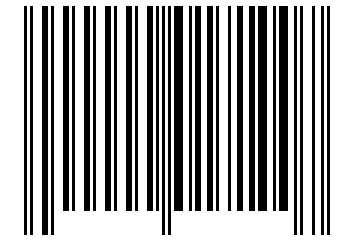 Number 17100 Barcode