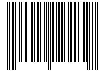 Number 17161 Barcode