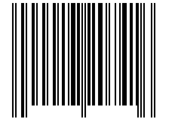 Number 17207416 Barcode