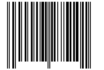 Number 17275101 Barcode