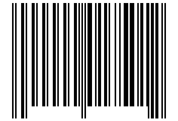 Number 17501 Barcode