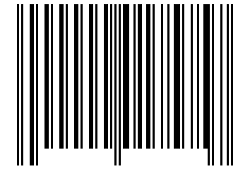 Number 17575 Barcode
